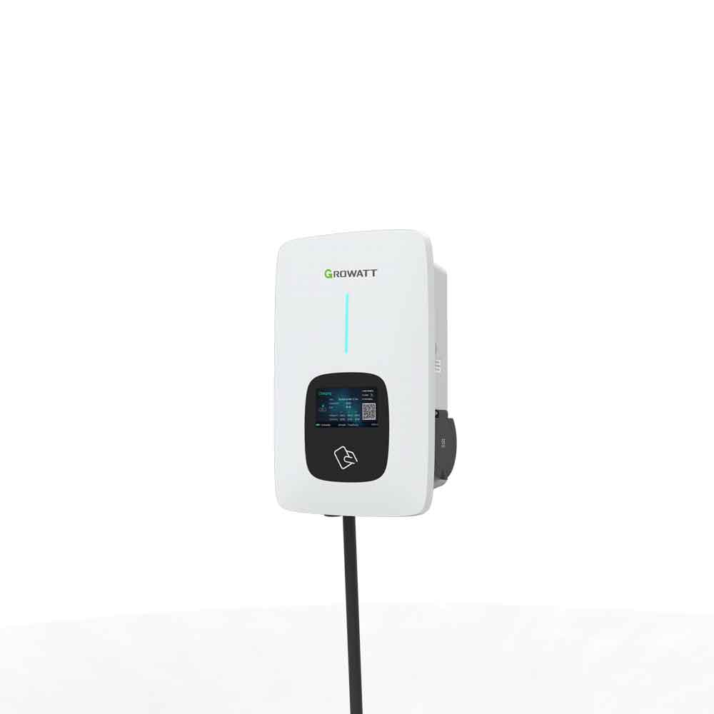 Growatt THOR 22AS-S Wallbox 3-phasig mit RFID-Karte, Steckdose
