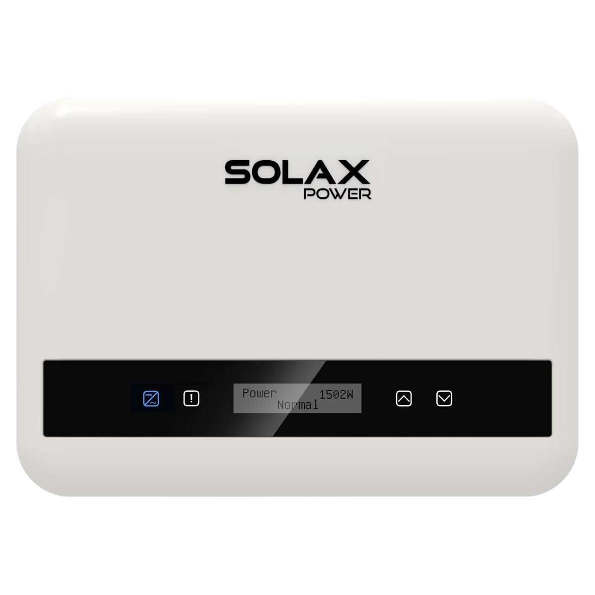 SolaX Balkonkraftwerk 800W mit Solarpanelen, Halterungen, WiFi, X1-Mini G4