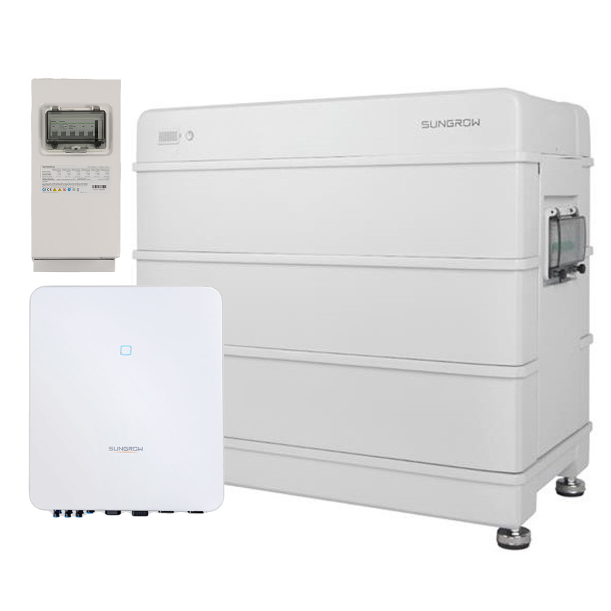 Sungrow HV SH5.0RT 5kW Hybrid Wechselrichter mit 9,6 kWh Solarspeicher-Set