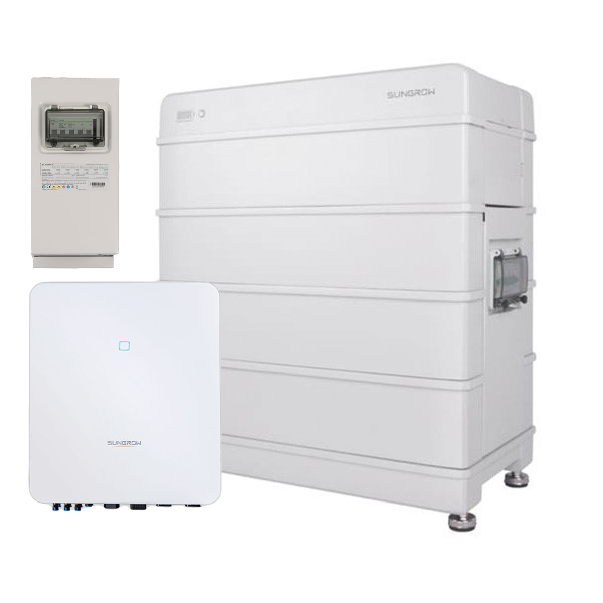 Sungrow 8kWp PV Komplettanlage mit Solarmodulen und 12,8kWh Speicher