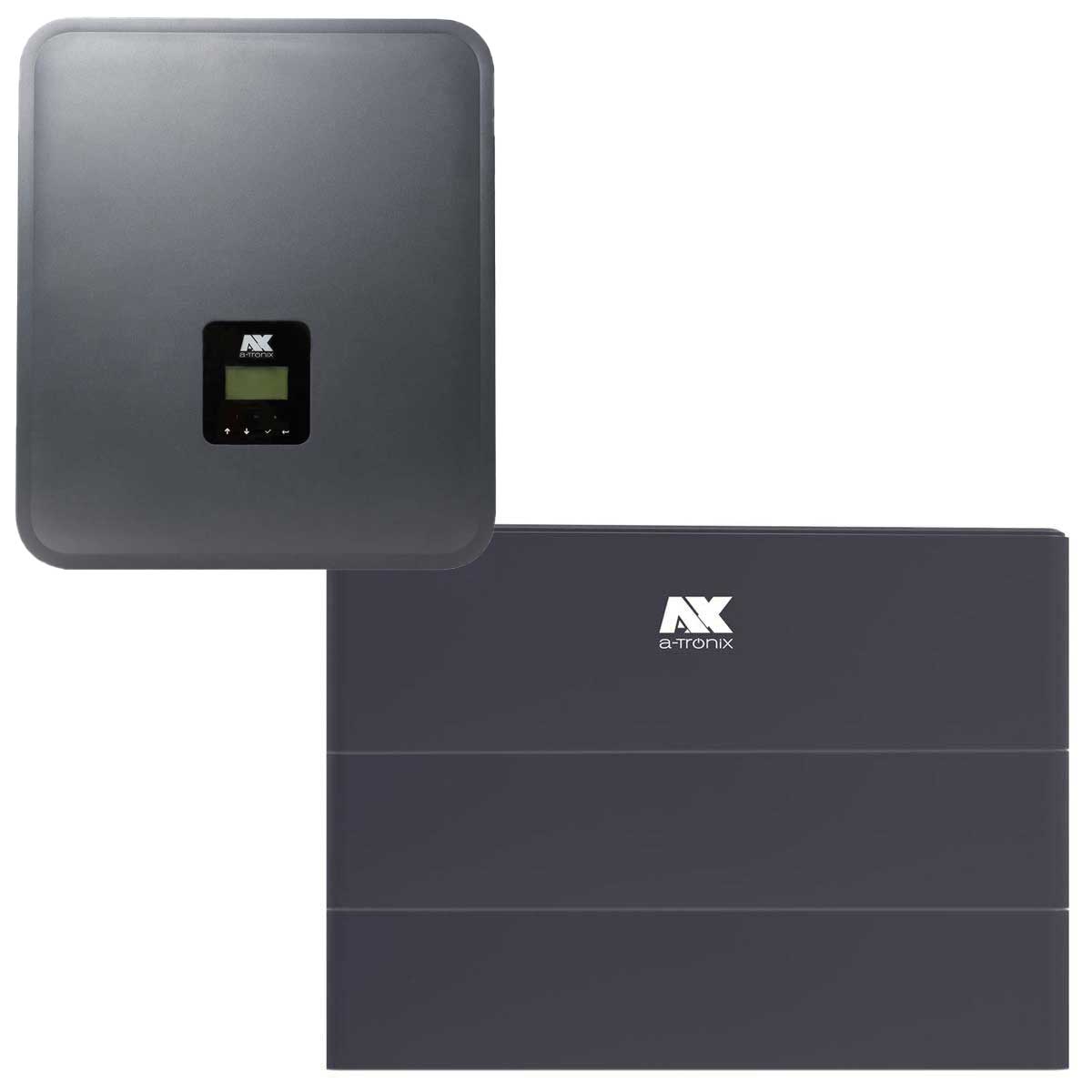 a-TroniX AX 10,0kW-3ph Hybrid Wechselrichter und 8,64kWh Speicher