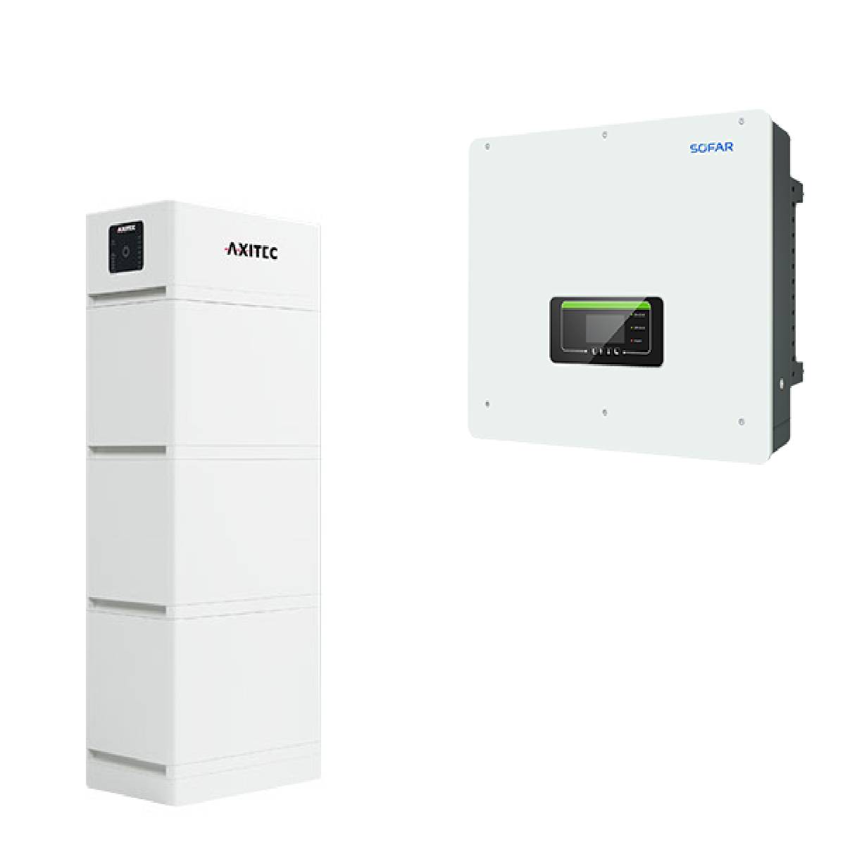 SOFAR HYD 20KTL-3PH mit AXIstorage Li SV2 10.1 Hochvolt Solarspeicher, 10,1 kWh