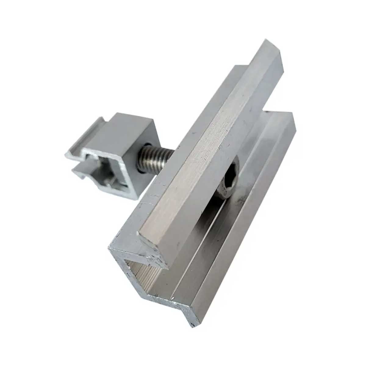 Mittelklemme mit Klick-System (silber, unbehandelt), 35mm RH