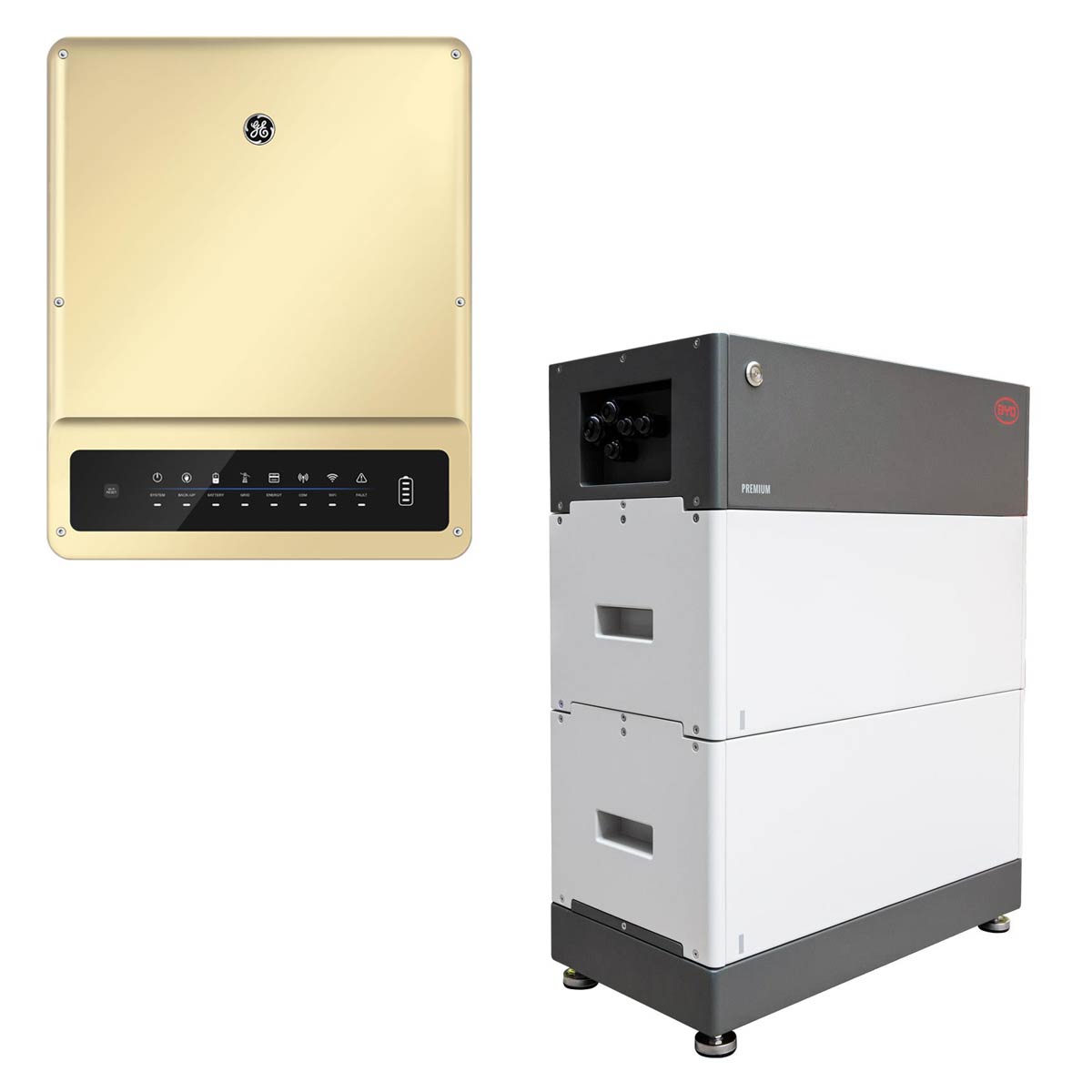 General Electric GEH10-3U-10 10kW Hybrid Wechselrichter mit 5,12kWh Batteriespeicher-Set