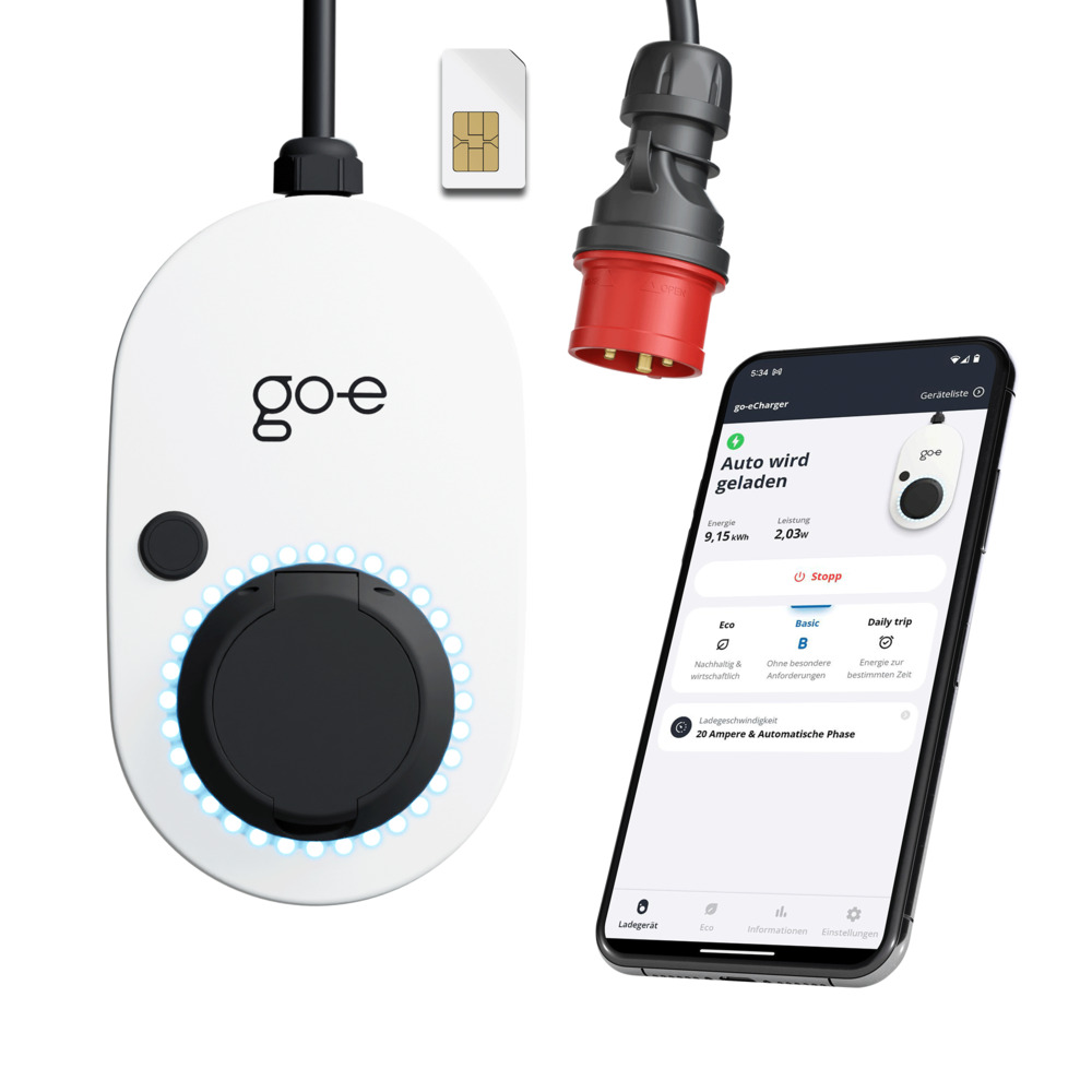 go-e Charger Gemini flex 2.0 22 k W Wallbox