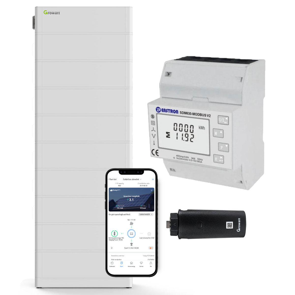 Growatt ARK 23.0kWh Hochvolt-Solarspeicher-Set für Growatt MOD TL3-XH Serie