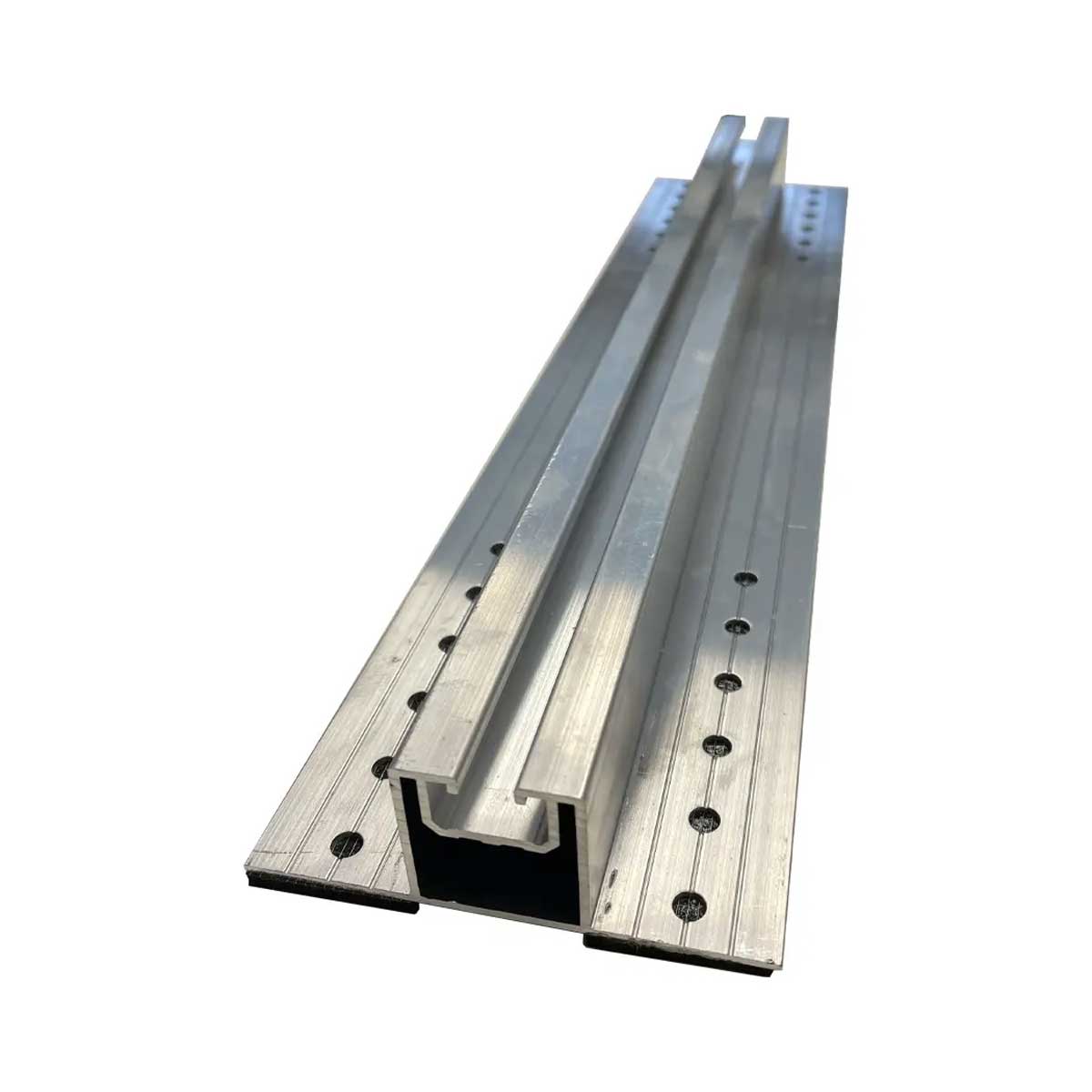 Montageschiene - Trapezblech - 400x90x30mm - mit Lochbild und EPDM