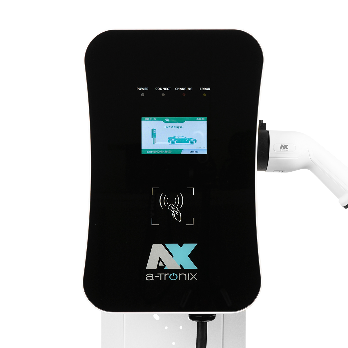 a-TroniX Wallbox 11kW Home Plus Ladestation E-Auto Typ2 16A 3-phasig,400V,  RFID, WLAN/LAN, OCPP 1.6, 5m Kabel