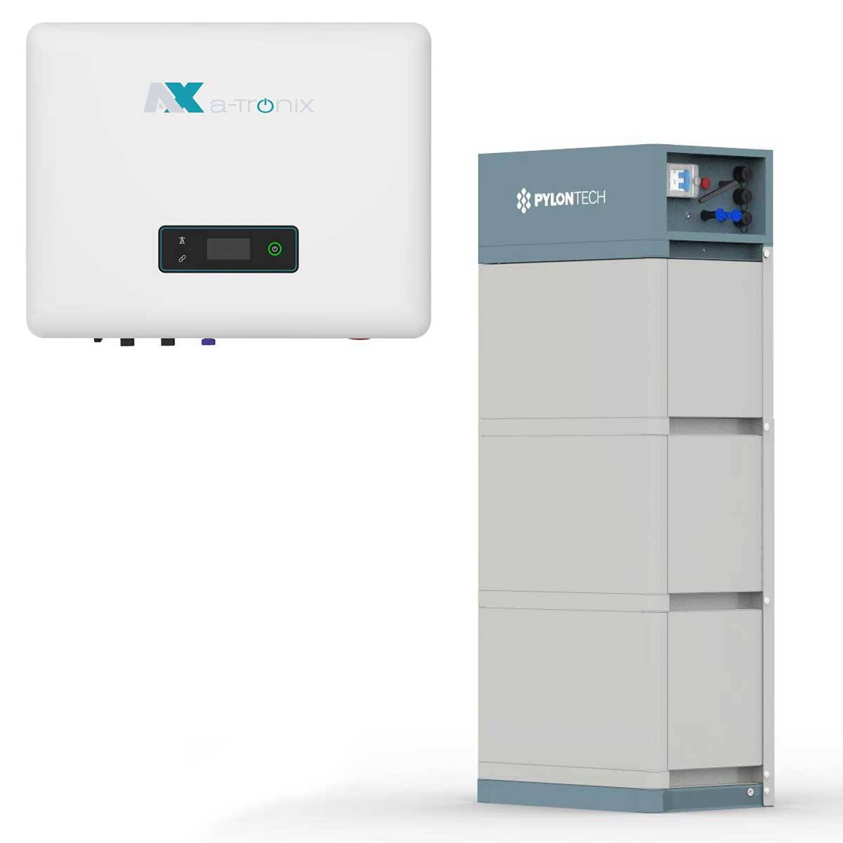 a-TroniX Hybridpower AX2 3ph 15kW-40 Hybrid Wechselrichter mit 10,66 kWh Solarspeicher-Set