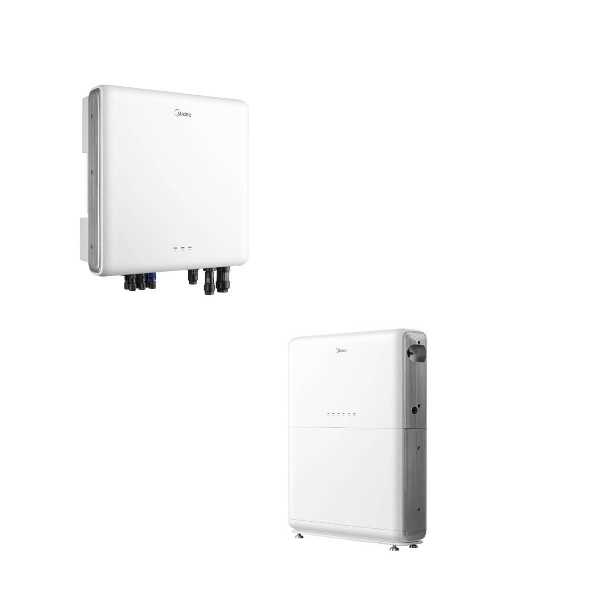 Midea MHELIOS M1-T10 K 10kW Hybrid-Wechselrichter mit Midea MHELIOS 5kWh Solarspeicher-Set