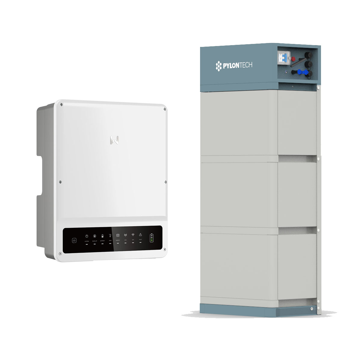GoodWe KN ET Plus HV GW8KN-ET 8kW Hybrid Wechselrichter mit 10,66 kWh Batteriespeicher-Set