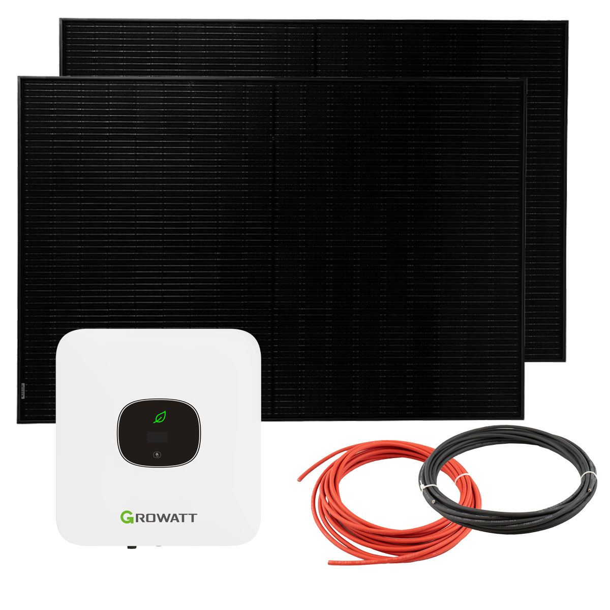 Balkonkraftwerk Growatt MIC 800 0,8kW mit 800W Solarpanels
