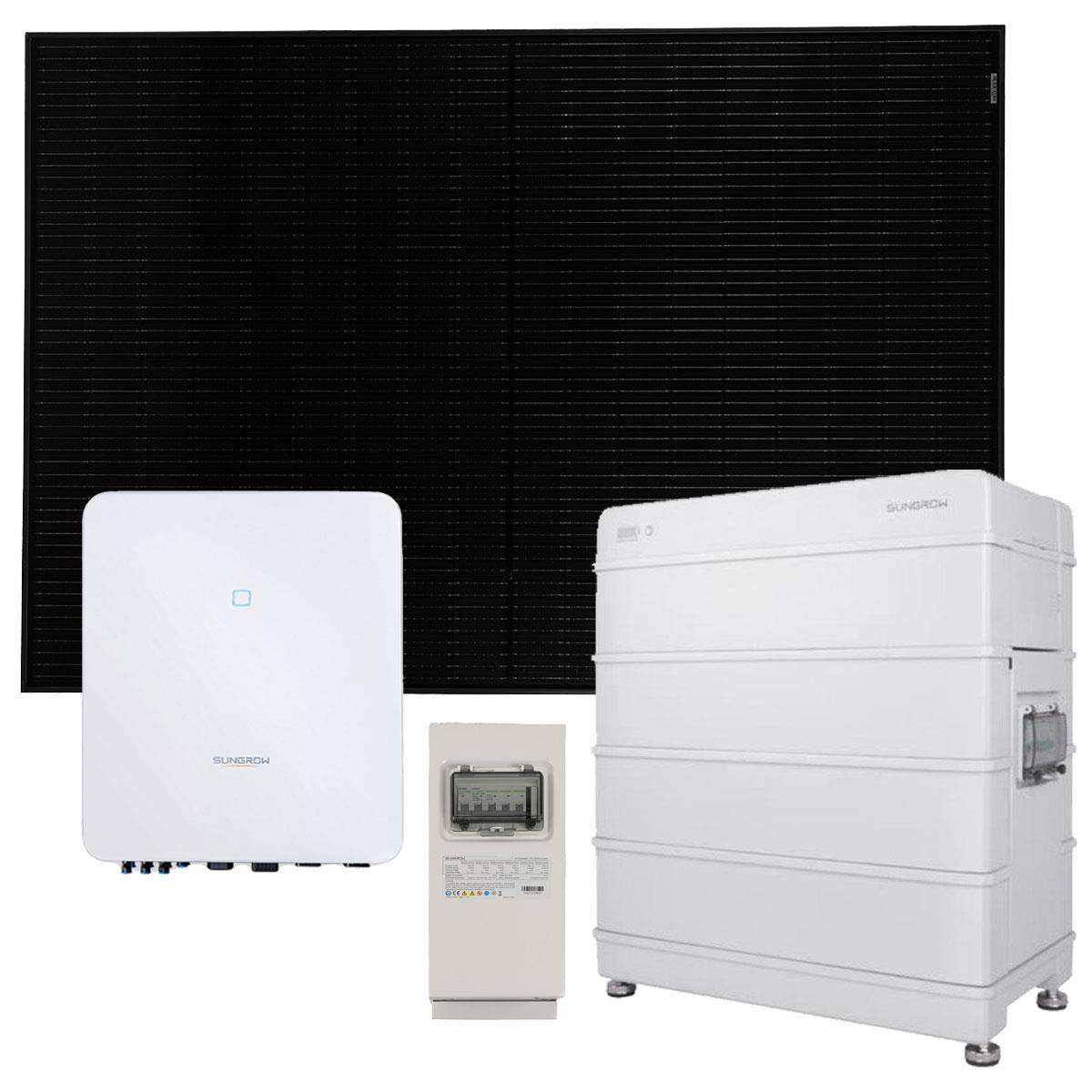 Sungrow 8kWp PV Komplettanlage mit Solarmodulen und 12,8kWh Speicher