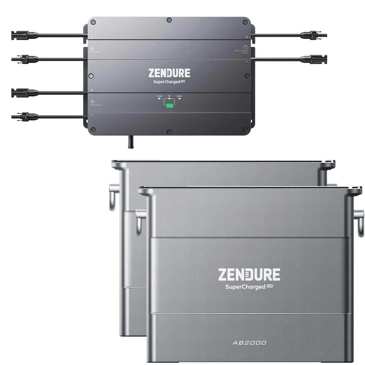 Zendure SolarFlow Smart PV Hub 2000 mit 3,84kWh Speicher Balkonkraftwerk bis 2.400 Watt