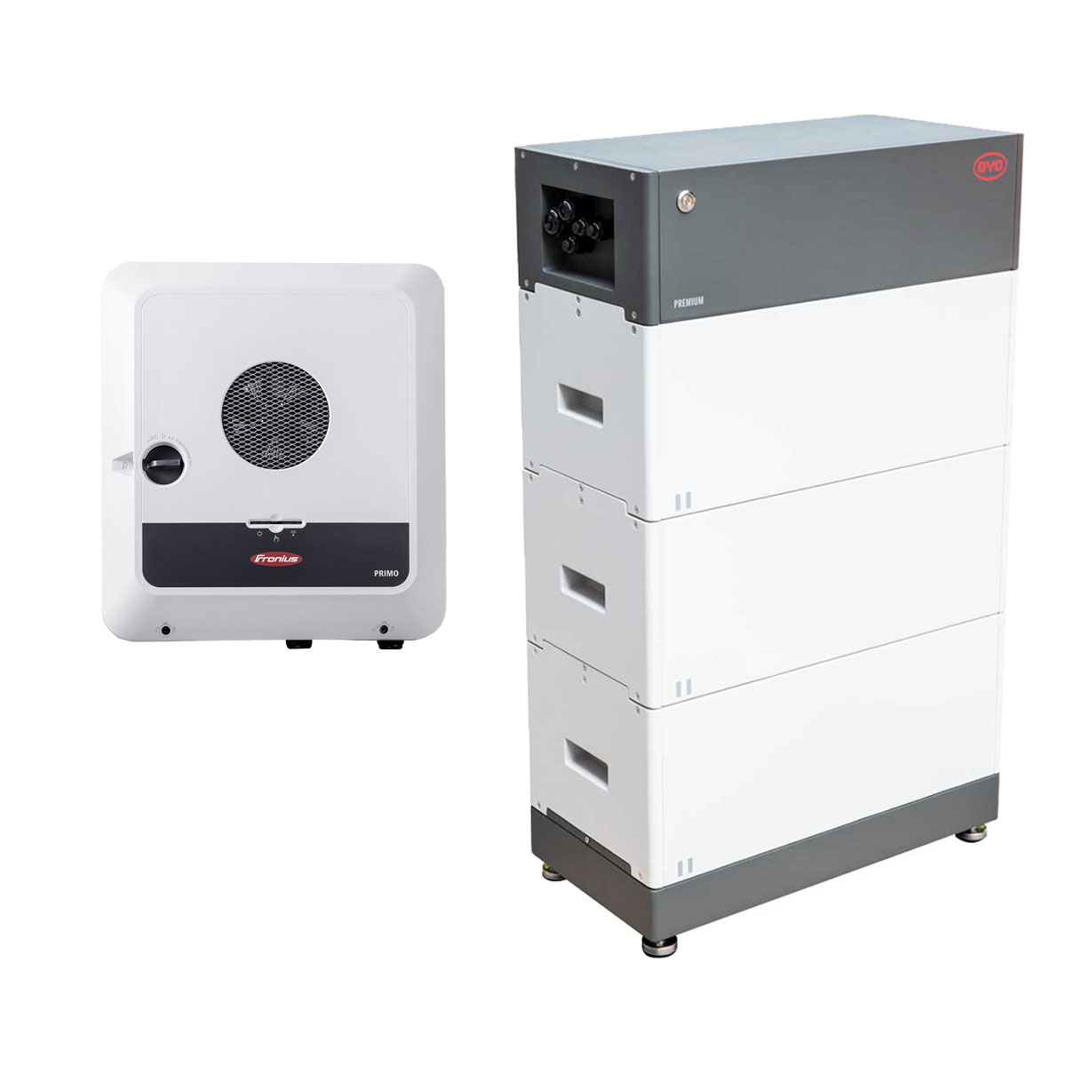 Fronius Primo GEN24 4.0 Plus 4kW Hybrid Wechselrichter mit 7,68kWh Batteriespeicher-Set