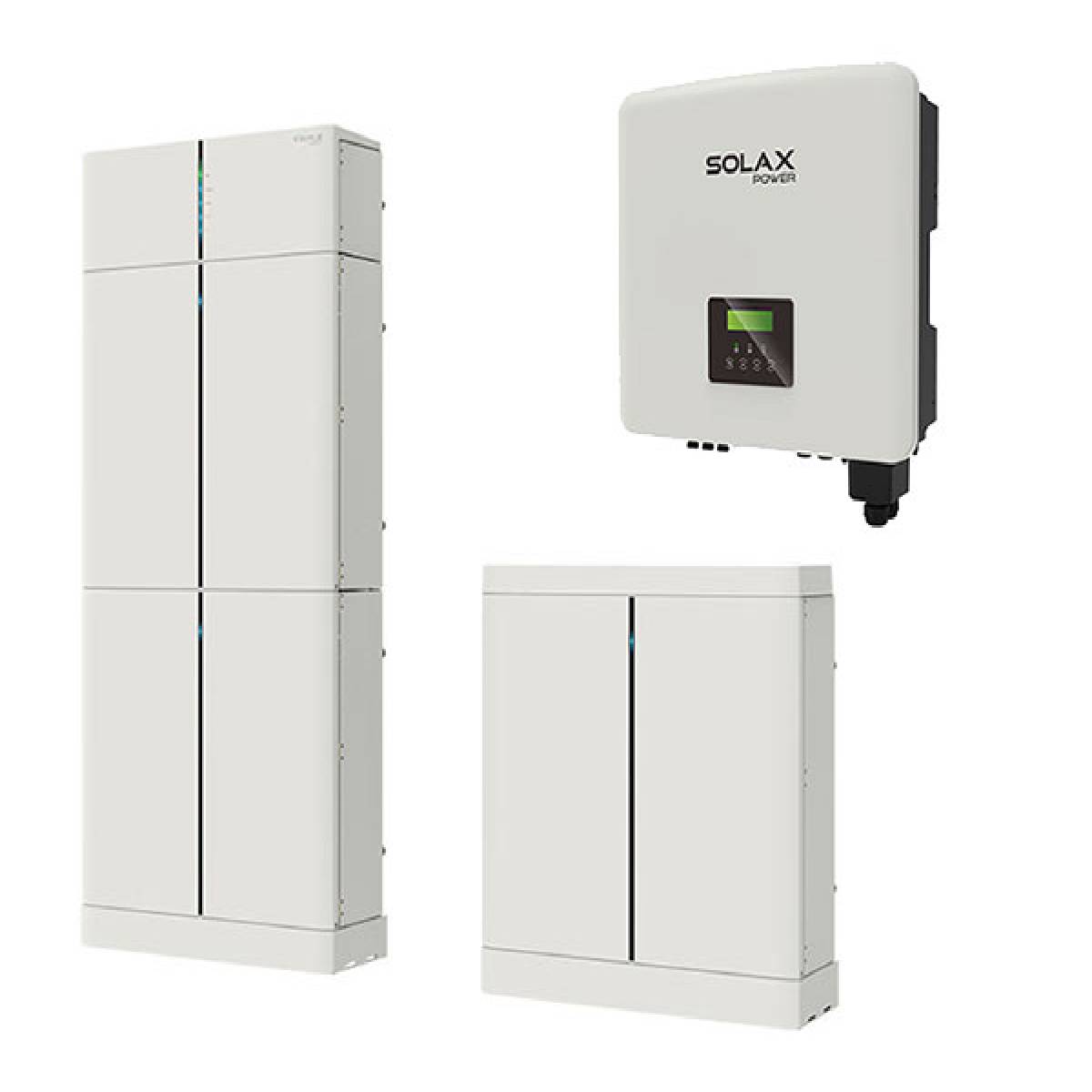 SolaX X3-Hybrid 8.0-D G4.2 mit T-BAT H 9.0 Hochvolt Solarspeicher und Dongle