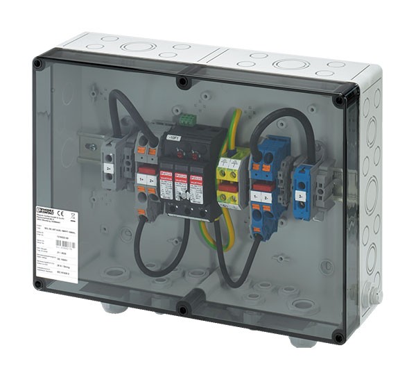 Phoenix Contact SOL-SC-3ST-0-DC-1MPPT-1005AL GAK mit integriertem ÜSS Typ 1+2 für SolarEdge-WR