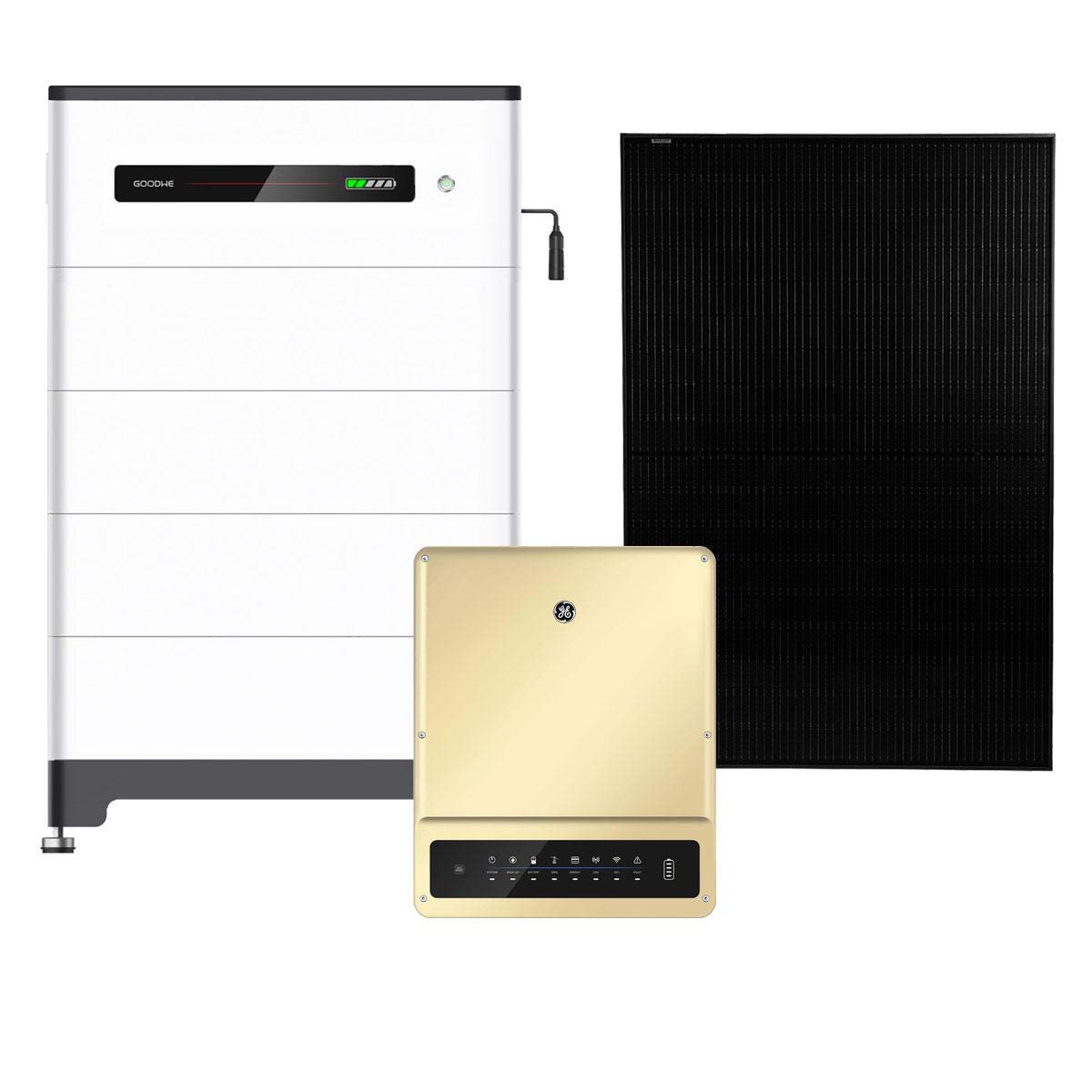 General Electric 10kWp PV Komplettanlage mit Glas Glas Modulen und 13,1kWh Speicher