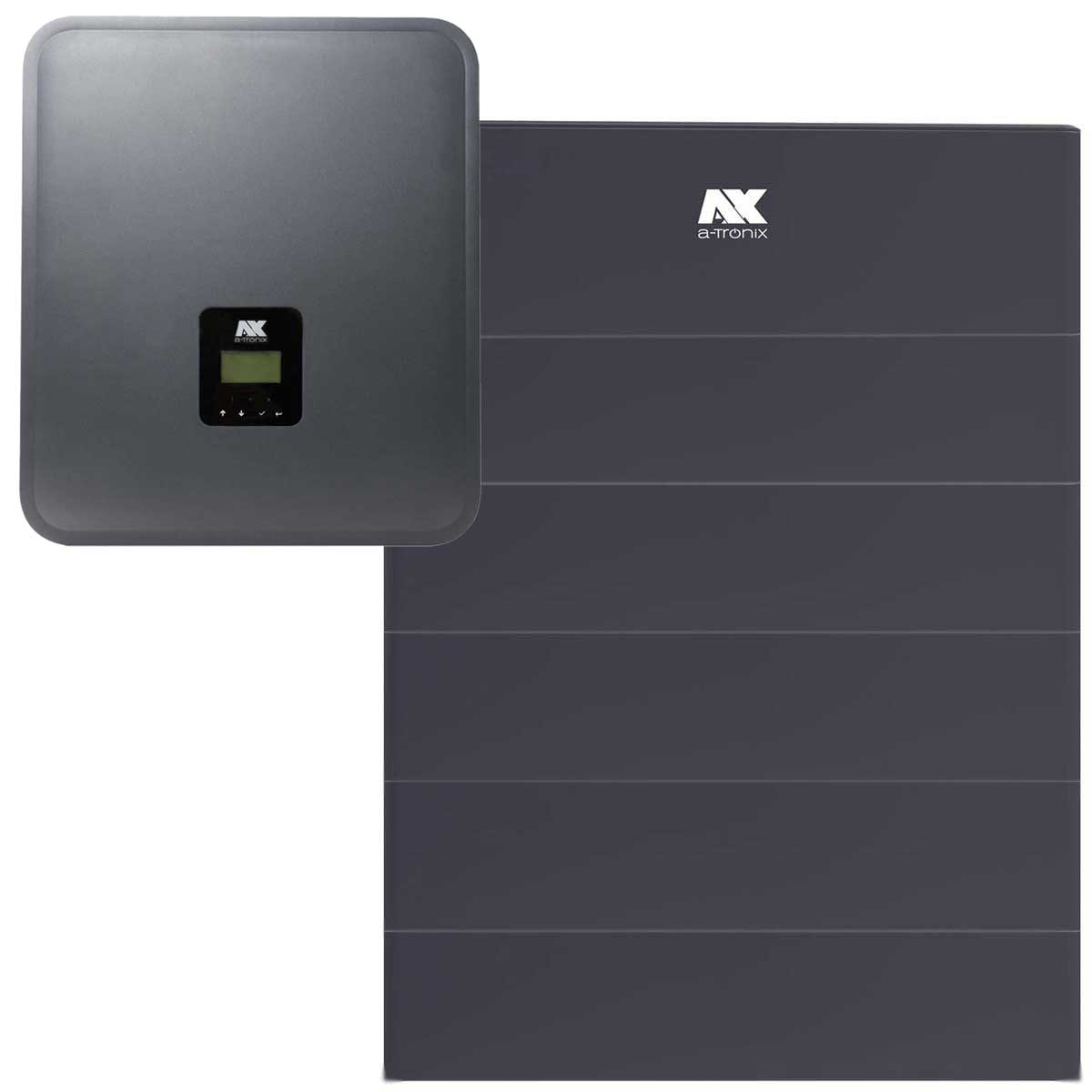 a-TroniX AX 10,0kW-3ph Hybrid Wechselrichter und 17,28kWh Speicher