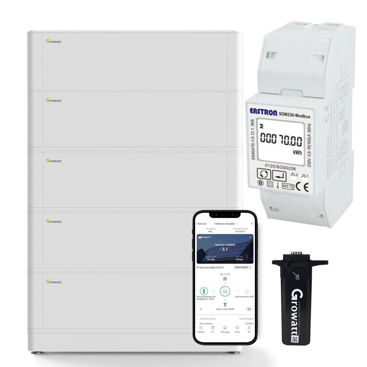 Growatt ARK 12.8kWh Niedervolt-Solarspeicher-Set inkl. Zubehör