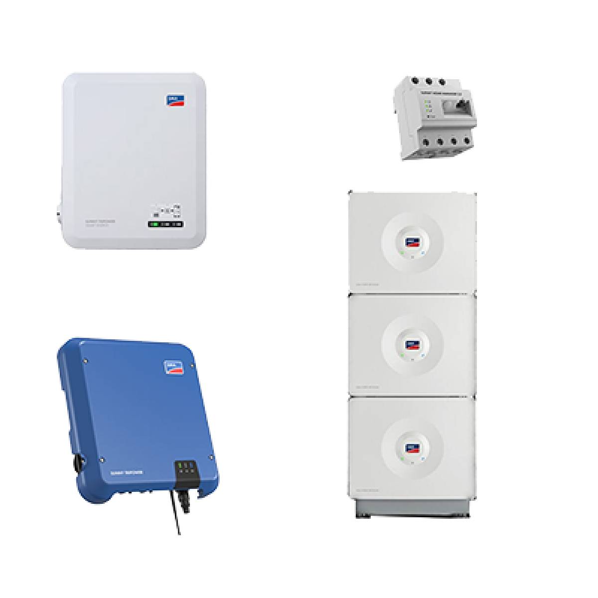 SMA Home Storage 9.8 + STP 10.0 SE + STP 10.0 HV-Speichersystem, 9,84 kWh