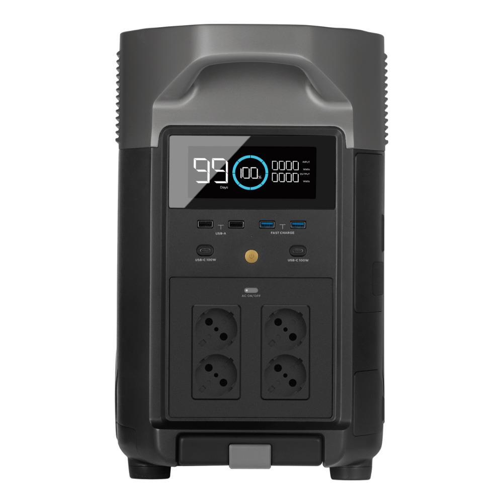 EcoFlow Balkonkraftwerk 600W Komplettset PowerStream mit DELTA Pro