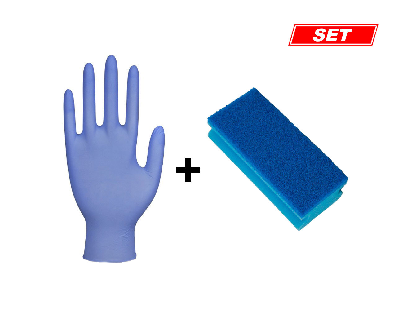 BAUDICHT Schwamm inkl. Nitril-Handschuh zum Auftragen von Baudicht EPDM Aktivierung (Nachbestellung)