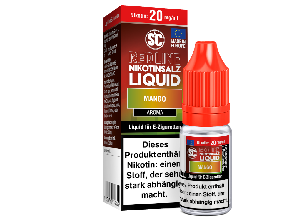 SC - Red Line - Mango - Nikotinsalz Liquid 20mg Nikotin SC - Red Line - Mango - Nikotinsalz Liquid 20mg Nikotin
