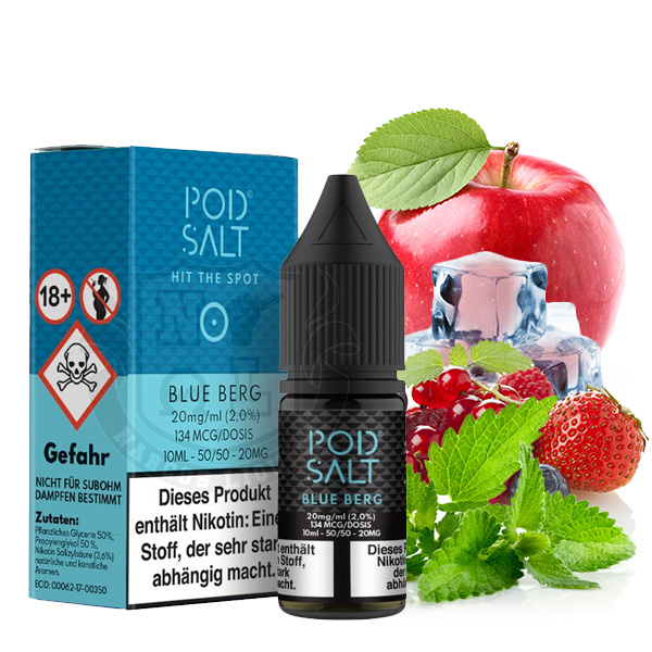Pod Salt - Blue Berg 20mg Nikotinsalz Pod Salt - Blue Berg 20mg Nikotinsalz