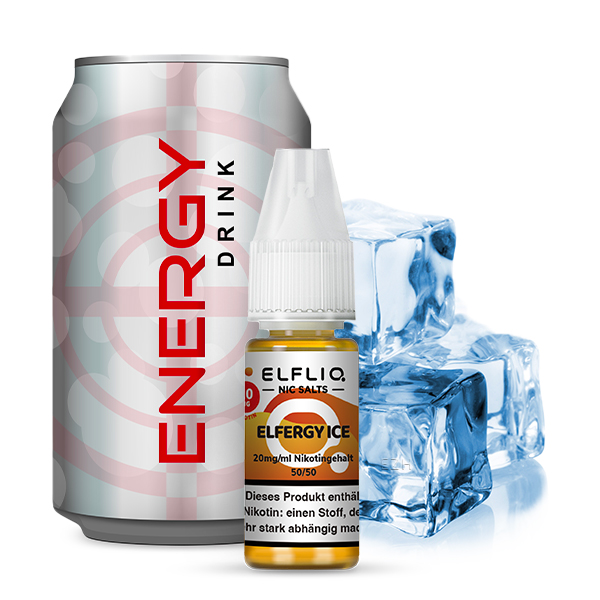 ELFBAR Liquid Elfergy Ice ELFLIQ Nikotinsalz Liquid 10ml ELFBAR Liquid Elfergy Ice ELFLIQ Nikotinsalz Liquid 10ml