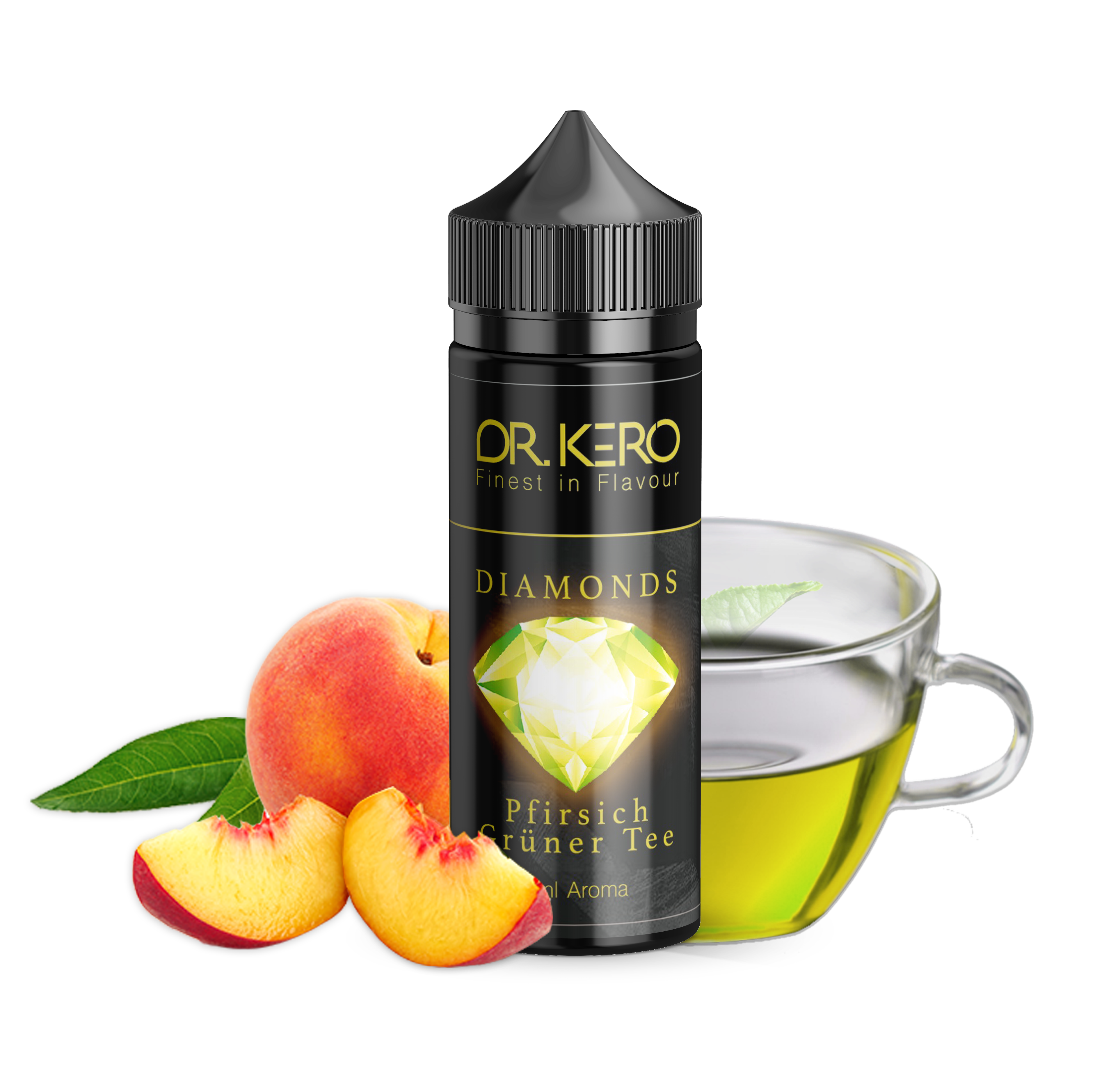 Dr. Kero Diamonds Aroma - Pfirsich Grüner Tee Dr. Kero Diamonds Aroma - Pfirsich Grüner Tee