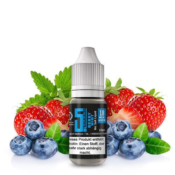5EL 10ml Nikotinsalz Liquid - Berry Mint 5EL 10ml Nikotinsalz Liquid - Berry Mint