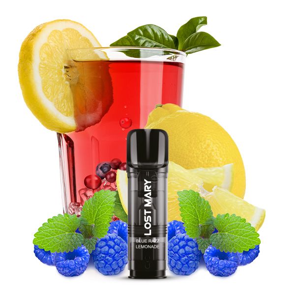 Lost Mary Tappo Pod Prefilled Blue Razz Lemobade Lost Mary Tappo Pod Prefilled Blue Razz Lemobade
