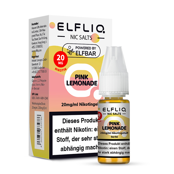 ELFBAR Liquid Pink Grapefruit ELFLIQ Nikotinsalz Liquid 10ml ELFBAR Liquid Pink Grapefruit ELFLIQ Nikotinsalz Liquid 10ml