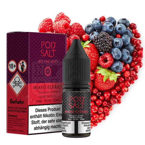 Pod Salt - Mixed Berries 20mg Nikotinsalz Pod Salt - Mixed Berries 20mg Nikotinsalz