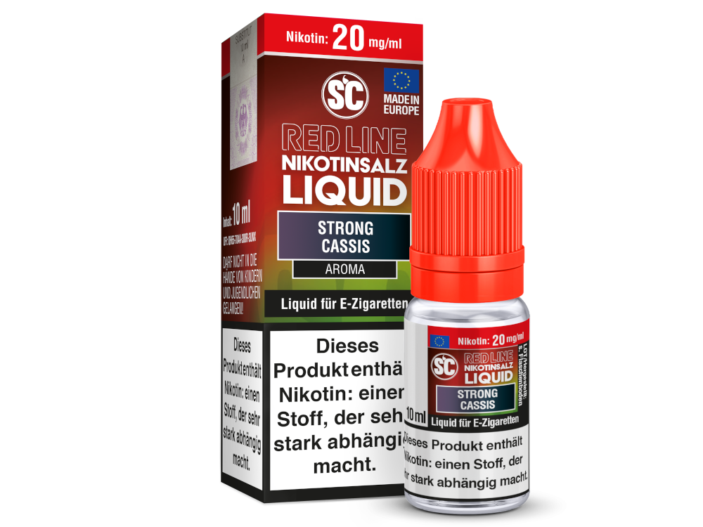 SC - Red Line - Strong Cassis - Nikotinsalz Liquid 20mg Nikotin