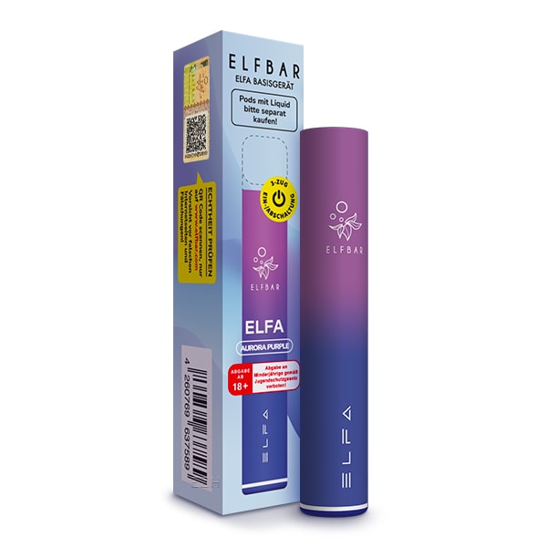 Elfbar Elfa Akku Basisgerät aurora purple