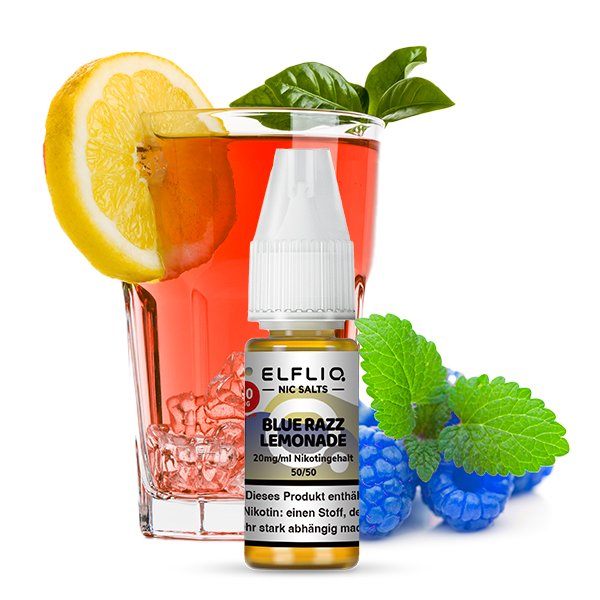 ELFBAR Liquid Blue Razz Lemonade ELFLIQ Nikotinsalz Liquid 10ml ELFBAR Liquid Blue Razz Lemonade ELFLIQ Nikotinsalz Liquid 10ml