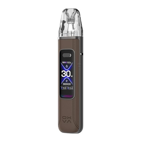 OXVA Xlim Pro 3 Pod Kit brown leather