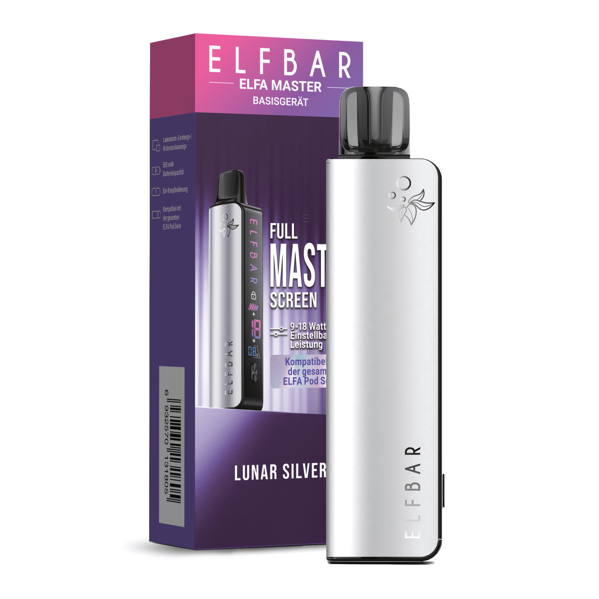 ELFBAR Elfa Master Basisgerät silber