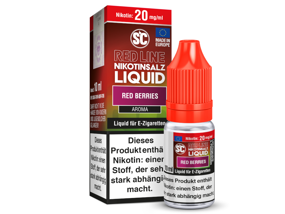 SC - Red Line - Red Berries - Nikotinsalz Liquid SC - Red Line - Red Berries - Nikotinsalz Liquid 20mg Nikotin