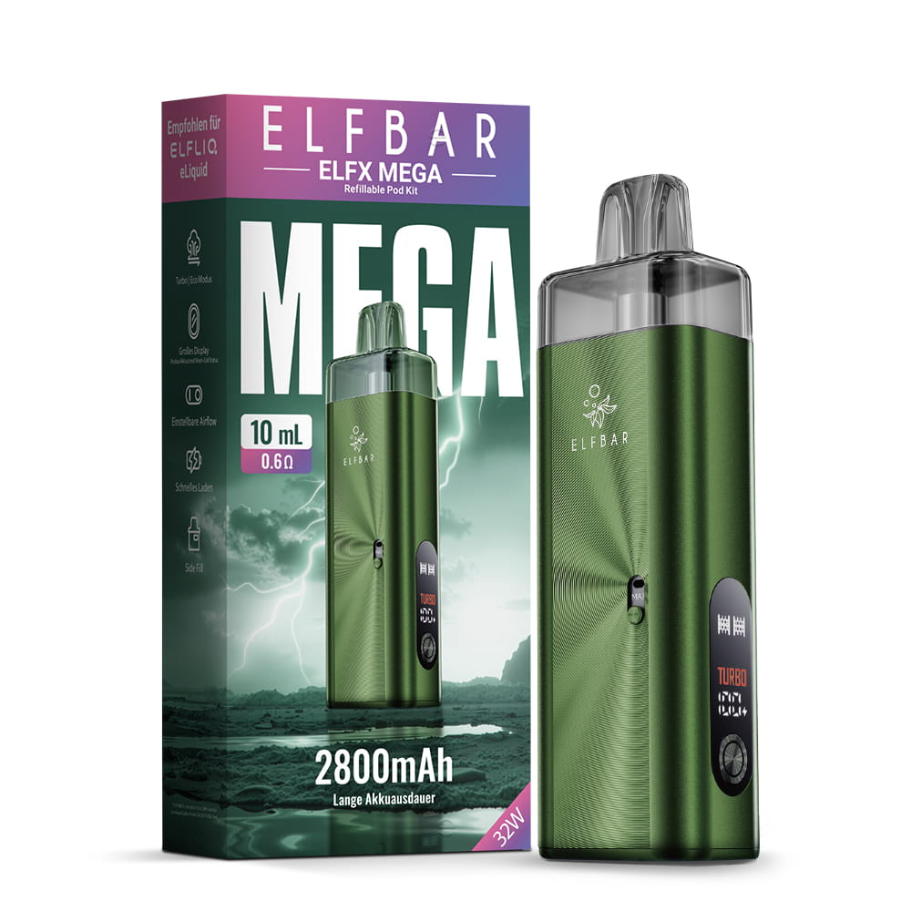 Elfbar ELFX MEGA Pod-System Kit Green