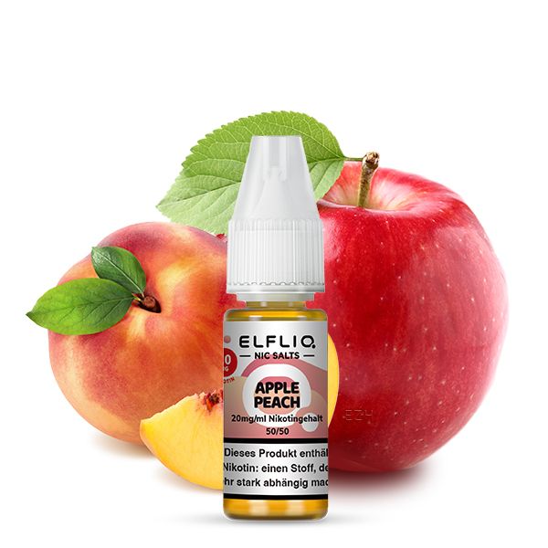 ELFBAR ELFLIQ Apple Peach Nikotinsalz Liquid 10ml ELFBAR ELFLIQ Apple Peach Nikotinsalz Liquid 10ml