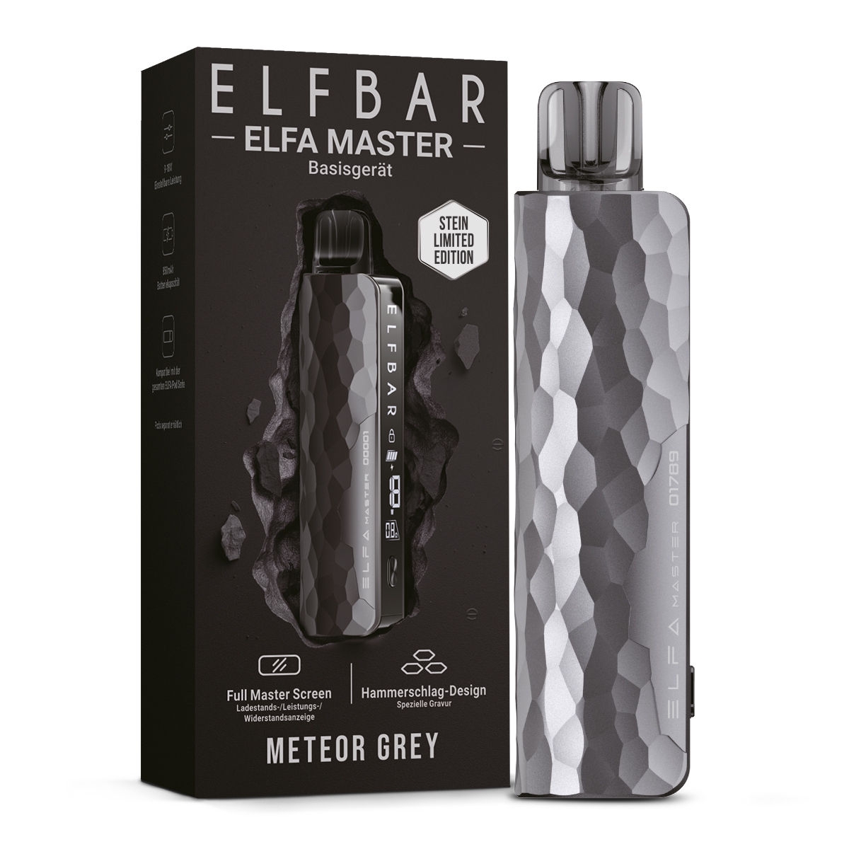 ELFBAR Elfa Master Basisgerät - Limited ELFBAR Elfa Master Basisgerät - Limited obsidian-black