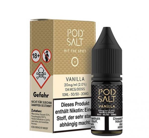 Pod Salt - Vanilla 20mg Nikotinsalz Pod Salt - Vanilla 20mg Nikotinsalz