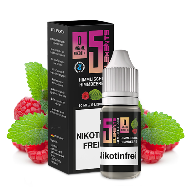 5Elements 10ml Liquid himmlische Himbeere 5Elements 10ml Liquid himmlische Himbeere