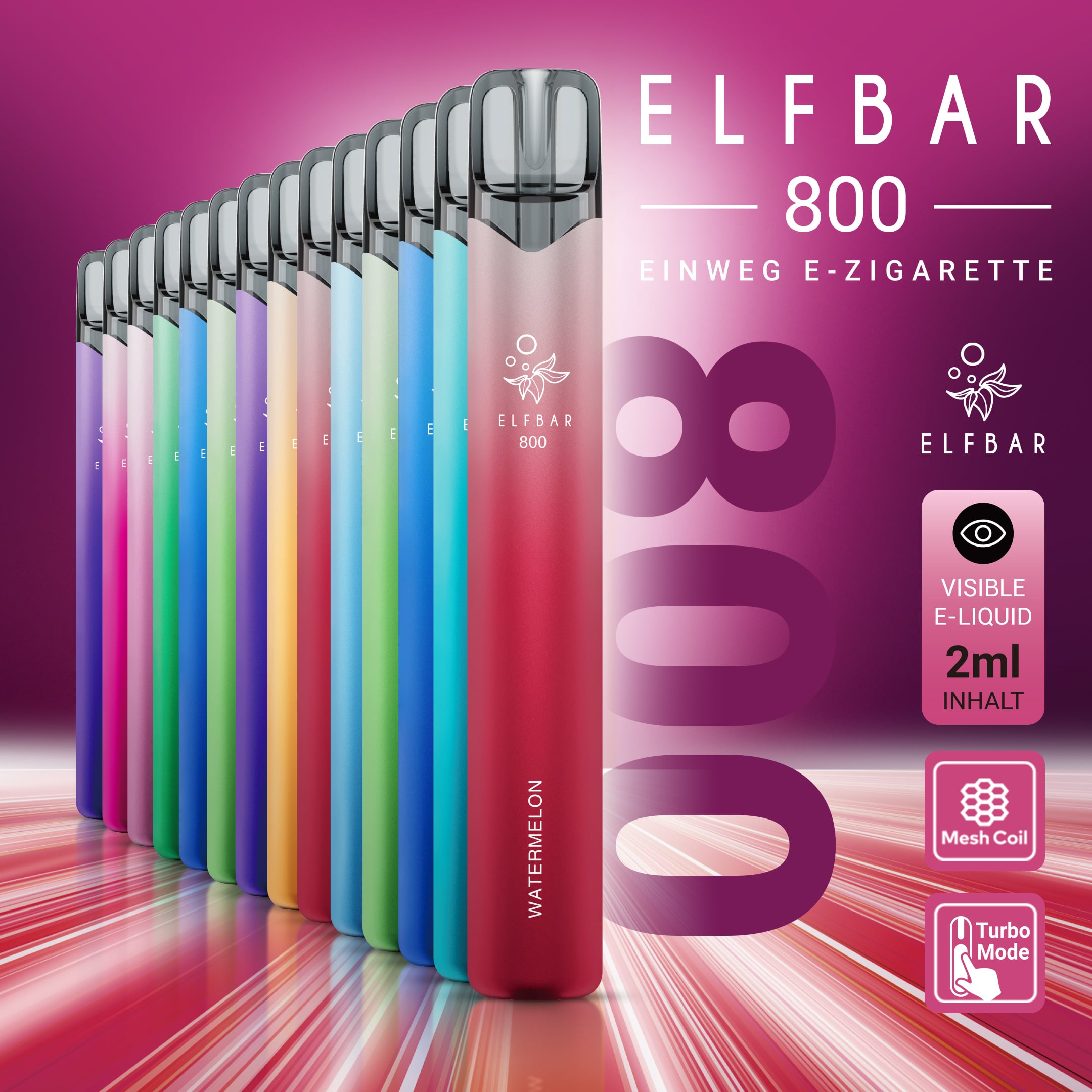 ELFBAR 800 Einweg E-Zigarette ELFBAR 800 Einweg E-Zigarette Blackberry Ice