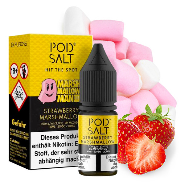 Pod Salt - Strawberry Marshmallow 20mg Nikotinsalz Liquid Pod Salt - Strawberry Marshmallow 20mg Nikotinsalz Liquid