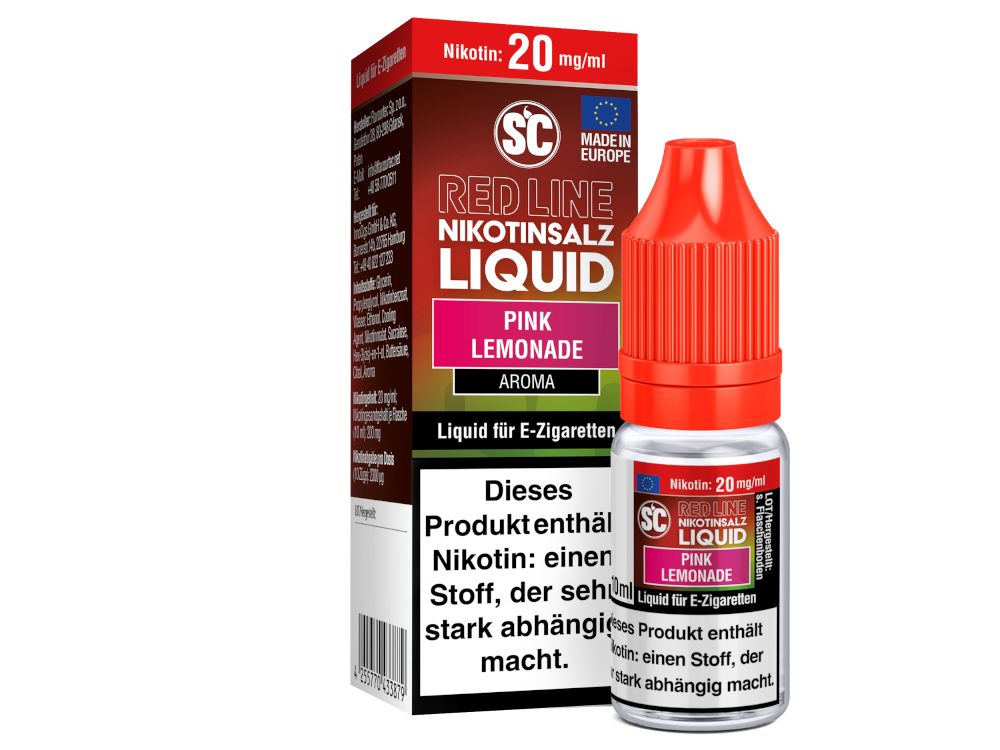 SC - Red Line - Pink Lemonade - Nikotinsalz Liquid 20mg Nikotin