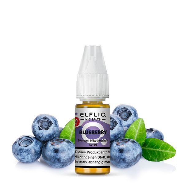 ELFBAR ELFLIQ Blueberry Nikotinsalz Liquid 10ml ELFBAR ELFLIQ Blueberry Nikotinsalz Liquid 10ml